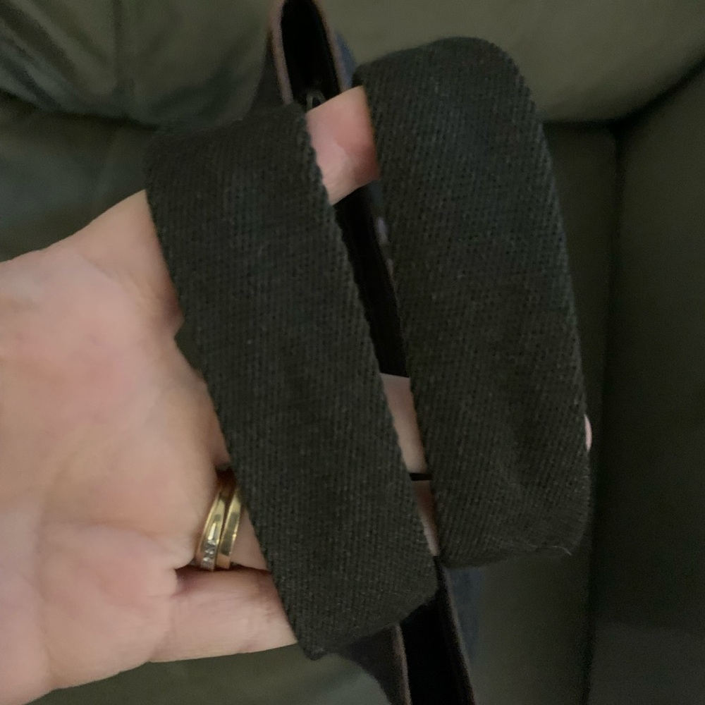 Authentic GUCCI Tote BAG Signature GG Canvas Fabric, Brown Leather Trim Purse - Picture 12 of 16